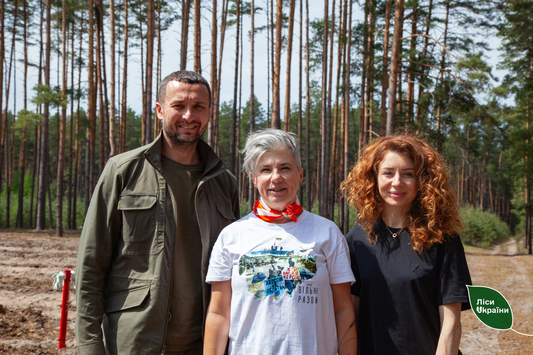 “We are planting a forest in memory of Ukrainian heroes,” said Yurii Bolokhovets, Director General.