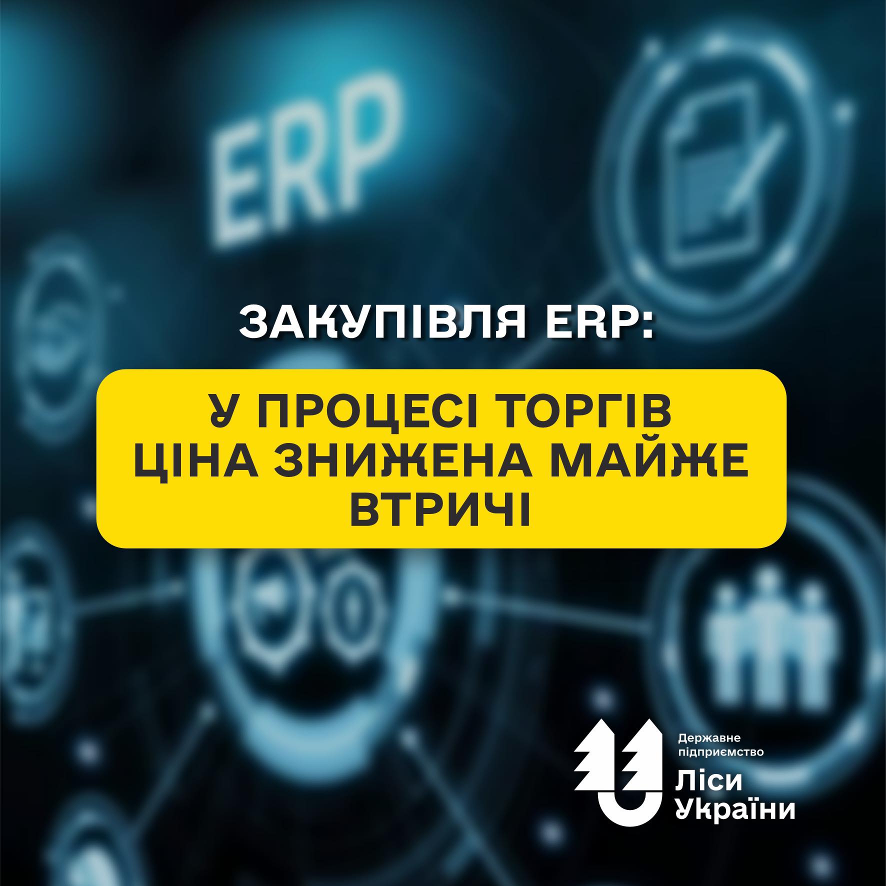 ERP Procurement: during the bidding process, the price was reduced nearly threefold!