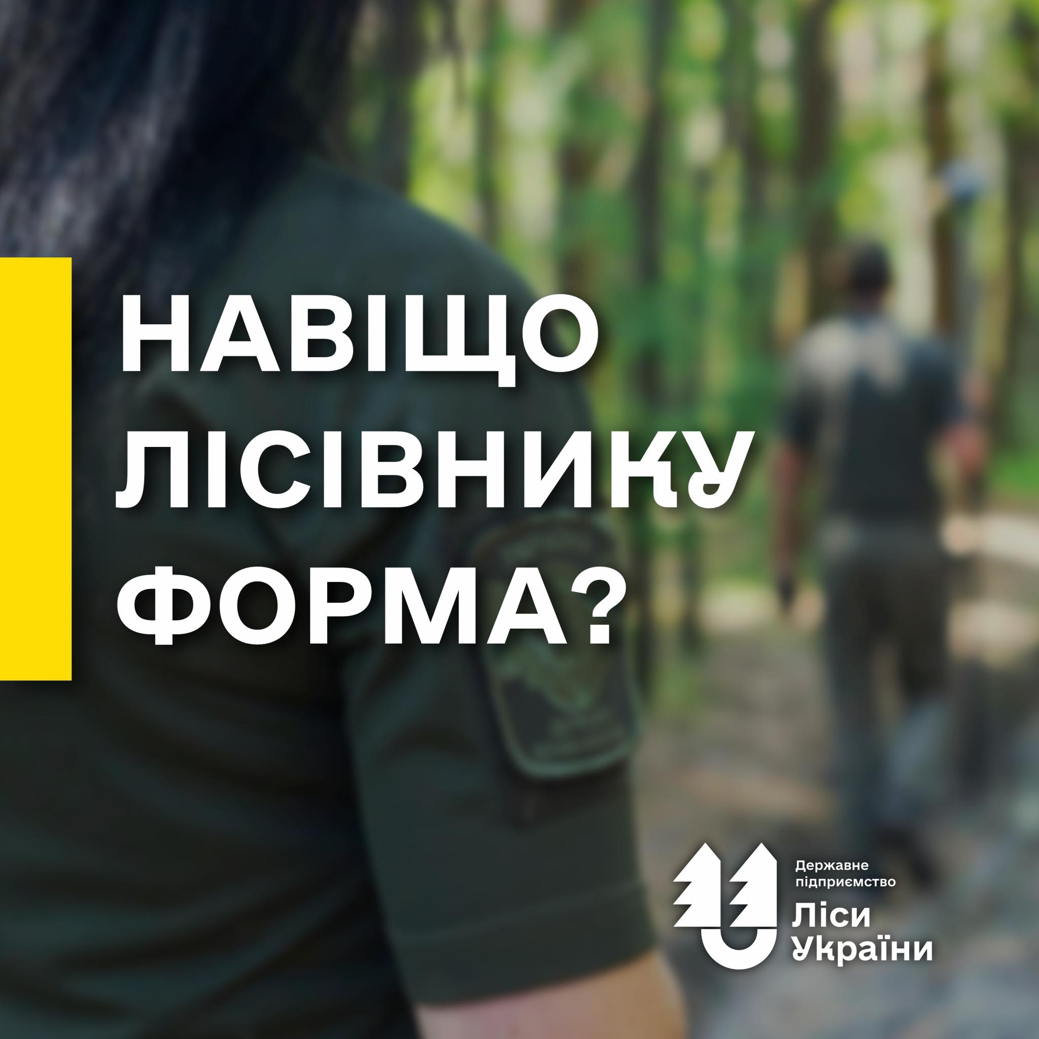 Why does a forester need a uniform?
