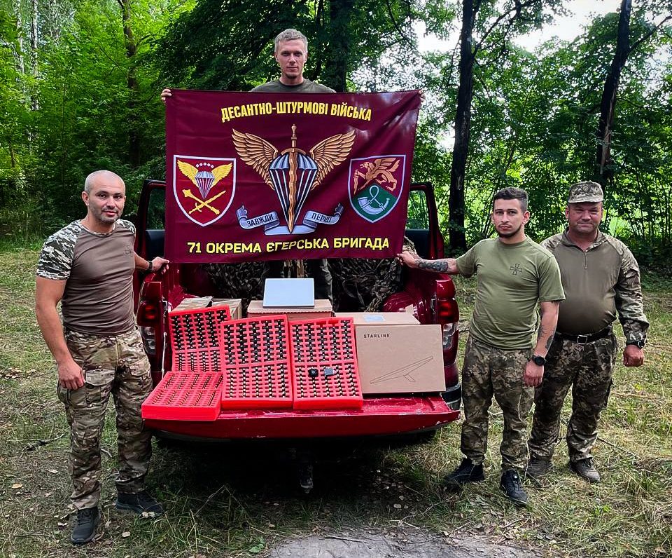 ДП “Ліси України” та Спілка воїнів-лісівників допомогли 71 окремій єгерській бригаді на майже 40 млн грн