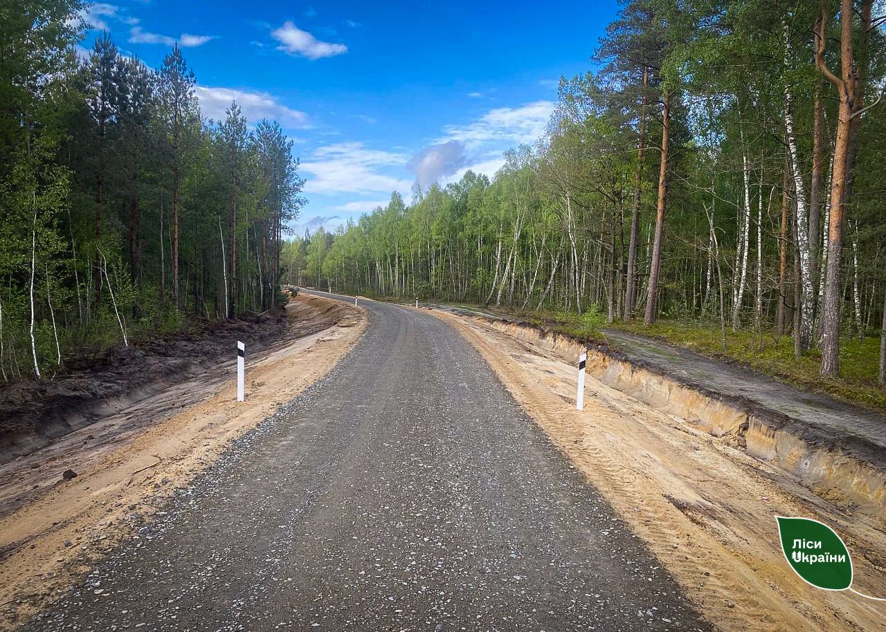 In August, SFE “Forests of Ukraine” completed the construction of 13 forest roads