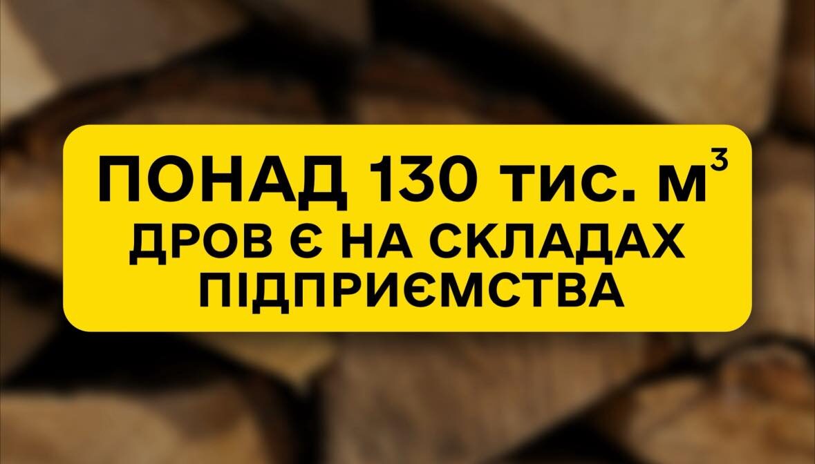 Practically all 1368 forestry enterprises of the SFE “Forests of Ukraine” have firewood remaining in stock