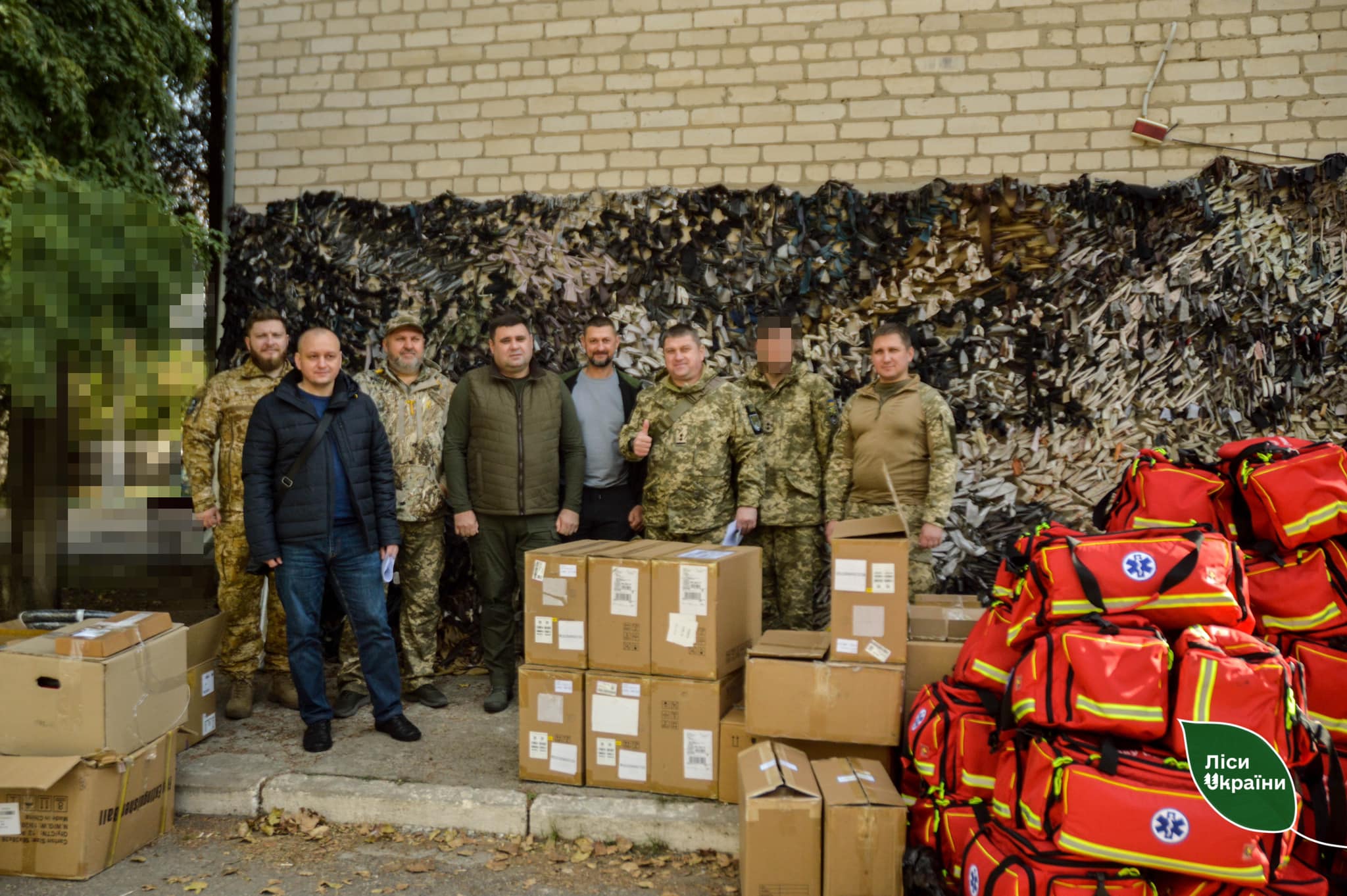 Перша партія допомоги, закупленої за кошти працівників ДП «Ліси України», передана 71-шій окремій єгерській бригаді!