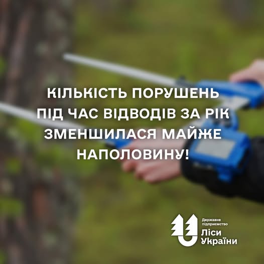 Кількість порушень під час відводів за рік зменшилася майже наполовину!
